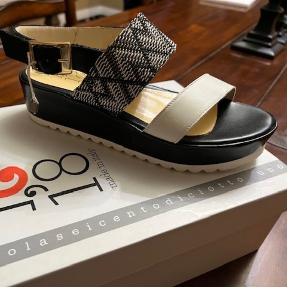 Unovirgola Seicento Diciotto (One Point Six One Eight) Brand New Sandals Italy